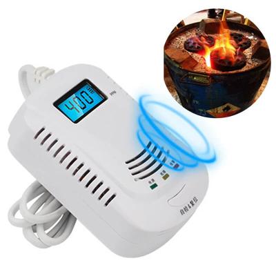 China ABS ODM ABS Plastic Chamber Safety LPG Propane Detector CH4 Co 12V Propane Detector Gas Alarm Leak Detector Loud Home With Solenoid Valve for sale