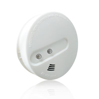 China Fire Detection Price RF Fire Alarms Smoke Detector Cheap Wireless Visual AC Smoke Detector With 9v Battery Backup for sale