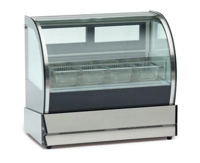 China wholesale transparent deli cake display cabinet case/tabletop fridge cake display for sale