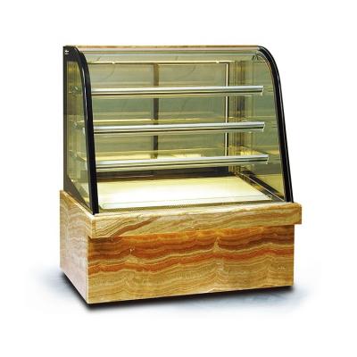 China Single-temperature Top Grade Refrigerated Cake Showcase Display Refrigerator For Bakery for sale