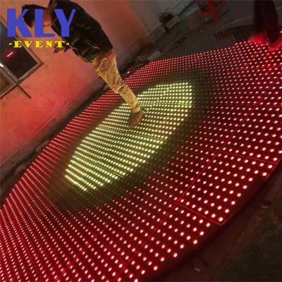 China Digital Colorful Led Pixel Portable Stage Video Dance Floor Magnet Starlit Stage for sale