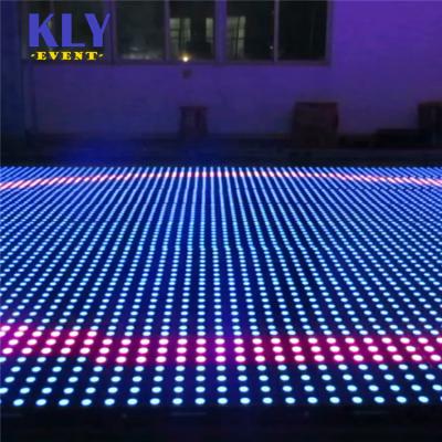 China Stage RGB Digital Radio Led Dance Floor 60x60cm Magnet Light Portable Stage Board for sale