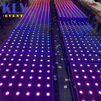 China Stage Led Digital Dance Floor Wireless Video Light Event Stage Dance Floor For Wedding Party for sale