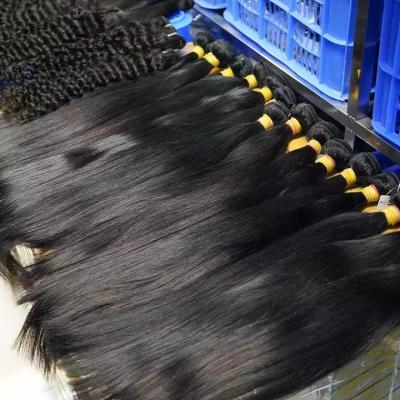 China Kinky Curl 8-30 Inch Unprocessed Brazilian Human Hair Bundles 100% , 10A Virgin Remy Hair Weave Cheap Bone Straight Hair Extension Bundles for sale