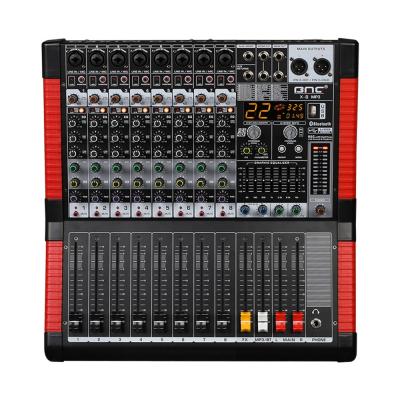 China 24 DSP X-12MP3 12 Channel Console DSP Digital Mixing Professional Audio Mixers For Studio Production for sale