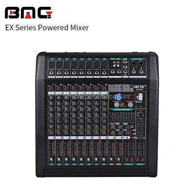 China Newest Power Amplifier Professional Audio Mixer 8 Channel Blueteeth Karaoke Mixer BMG Digital Mixer Sound Audio for sale