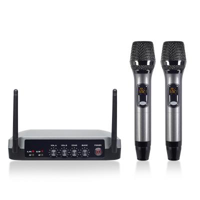 China Headset Microphone BMG BG-301U Karaoke Dual Channel Radio UHF Handheld Microphone For YouTube Family Gathering for sale