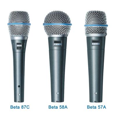 China Good Quality Handheld Microphone Beta58 Beta 58a Supercardioid Dynamic Vocal Cable Microphone Beta 58 For Karaoke Stage Performance Studio Recording for sale