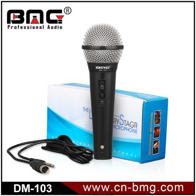 China Handheld Microphone Cheapest Price Hot Selling Plastic Dynamic Microphone For Karaoke for sale