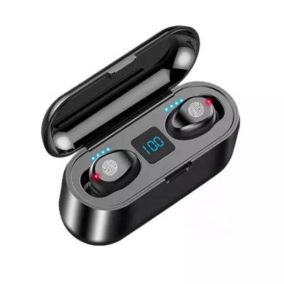 China 2021 Hot Selling Amazon Newest Wireless Headphone earbud F9 tws Perfect Sound BT 5.0 With 2000 mAh Power for sale