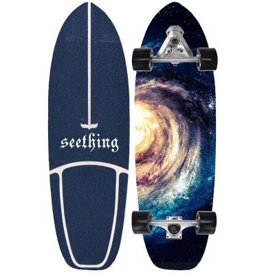 China CX7 Skateboard Adult Maple Surf Wooden Skateboard Land Carver Surfskate for sale