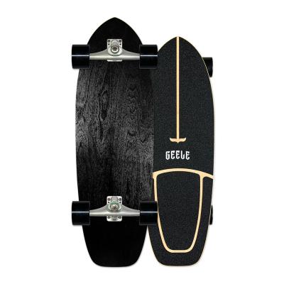 China Geele Adult Maple Skate Surf Wooden Land Carver Surfskate for sale