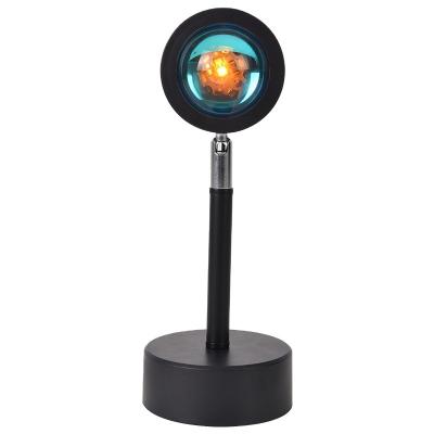 China Bedroom Usb Bedside Sun Rainbow Sunset Projection Floor Lamp Night Light Projector Room Led Light Lamp For Home Sunset Light Lamp hotel for sale