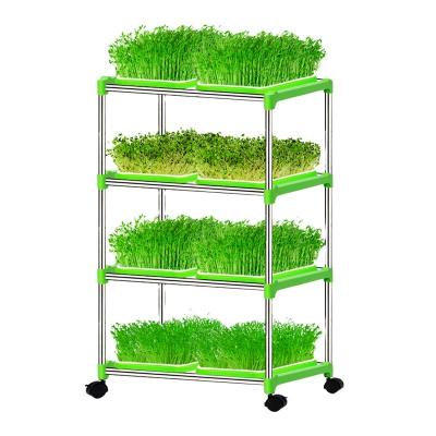 China Lush CLASSIC To Design Nursery Plant Racks Plastic Seedling Kit Rice Tray For Transportation for sale