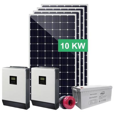 China Lianfa Home Solar Power System Home 10KW On Grid 10000W Solar Power System for sale