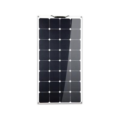 China Lianfa 2022 New Technology Hot Sale Semi-flexible Solar Panel 12V Car Battery Solar Charger 156.75mmx156.75mm for sale