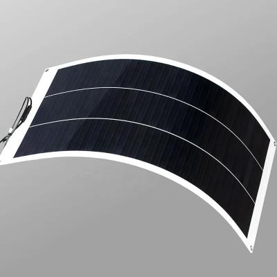 China Lianfa 160W ETFE or PET Flexible Light Weight Marine Shingled Solar Modules Portable Semi-Flexible Mono Solar Panels (Optional) for sale