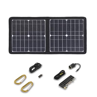 China 20.35% Hot Selling Lianfa Handybrite And Solar Panel 2 Foldable Phone Powerbank 2 Times Charger 25W for sale