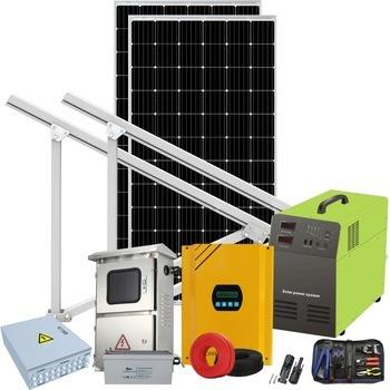 China Lianfa 1KW 2KW 3KW 4KW 5KW Home Full House Solar Power System Ground Kit / 1000W Solar Panel / 5KW Off Grid Solar Power System for sale