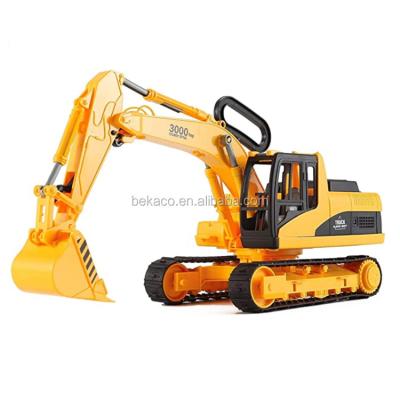 China Toy Oversized Construction Excavator Truck Diecast Toy For Kids With Excavator Arm Claw Digger Truck Big Size for sale