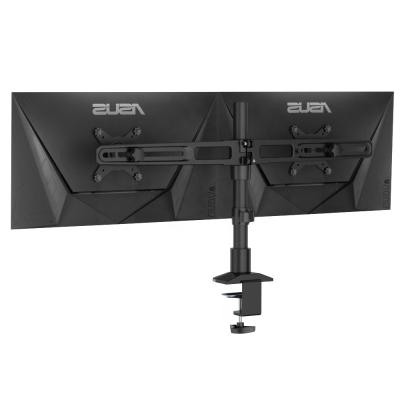 China Premium Double Pole Monitor Height Adjustable Assisted Monitor Arms Hold 1-9kg for sale