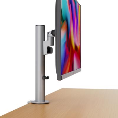 China Aluminum Single Mount VESA Bracket Desktop Pole Up To 32 Inch Computer Screens 0-10kg for sale