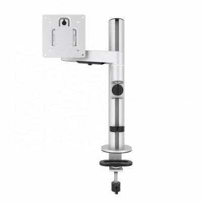 China Sliver Monitor Desk Mount Arm Up To 32 Inch Computer Screen With C Clamp Grommet Base 0-10kg for sale