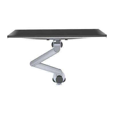 China Single Pole Flexible Aluminum Computer Monitor Desk-Mount-Arms With C Clamp Grommet Base 0-10kg for sale