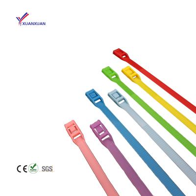 China Size quality; Anti-skid stop; Assets; Bestselling High-hardness 300mm self-locking self-locking plastic cable tie releasable and UV resistant cable tie for sale