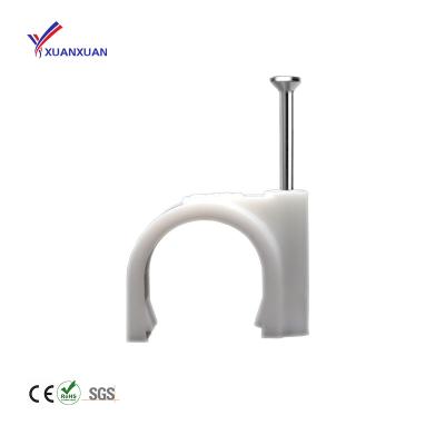 China Factory direct sales large inventory fixable high quality circle holder cable clip for sale