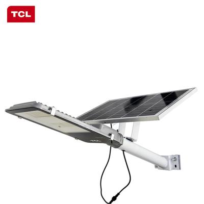 China Garden Die Casting Solar Powered IP65 100W LED Solar Street Light For 100-150 Square Meter for sale