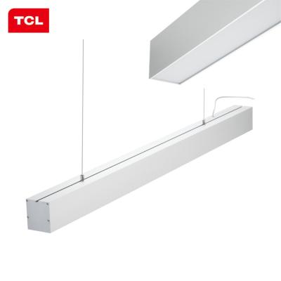 China Modern Modern Minimalism Suspended 40W LED 100lmw 1.2m CE Linear Pendant Light Lighting Led Linear For Office for sale