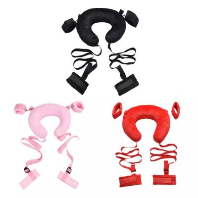 China SM Game Factory Wholesale Price BDSM Restraint Fetish Bondage Sex Pillow With Handcuffs For Women Couples Sex Toys for sale