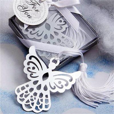 China Europe Communion Christening Baptism Baby Shower Favor Guest Souvenirs Gift Angel Bookmark for sale