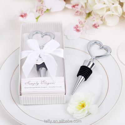 China Bridal Wedding Viable Heart Bottle Stopper Casamento Wedding Game Gifts Bachelor Party Shower Supplies Decoration for sale