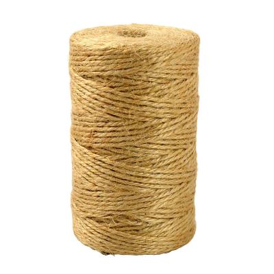 China DIY Craft 100M 50M DIY Craft Packing 2mm Jute 3PLY Twine Hemp Rope for sale