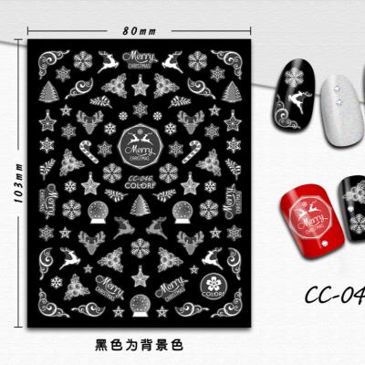 China Stylish and convenient white transparent nail stickers, popular nail cover nail decoration stickers for sale