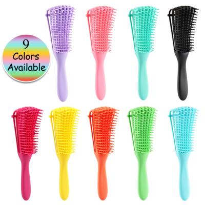 China For commercial & Home Use Hair Detangler Brush For Natural Hair Brush Comb For African American 3a To 4c Texture Wet Hair for sale