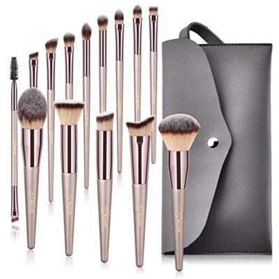 China Angular Blush High Quality Private Logo 10Pcs Rose Gold Synthetic Hair Brush Makeup 2021 for sale