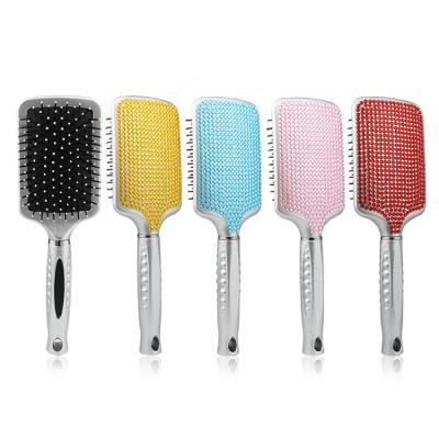 China Luxury Hot Selling Fascinating Comb Crystal Brush Hair Detangling Air Cushion Anti-Static Massage for sale