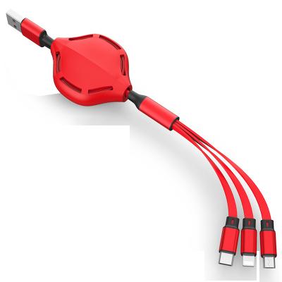 China For Type C Type C Micro C Type Lightning Fast Charging Smart Mobile Data Line 3 In 1 Usb Cable For Phone for sale