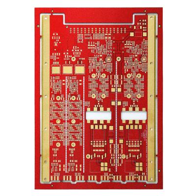 China Electronics Device Blind Hole PCB Gold Clone PCBA Factory Assembly Service 12 Layers 6oz PCB JSD Multilayer Electronics Device PCB for sale