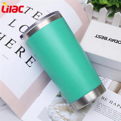 China Sustainable Lilac Sufficient Stock 520ml Insulated Vacuum Stainless Steel Water Bottle for sale