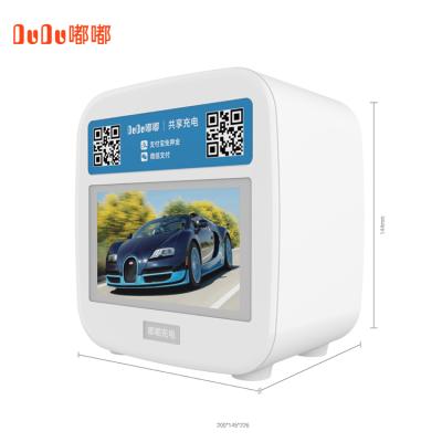 China Hot Blue Public Mobile Phone Mobile Phone Power Bank Rental Charging LCD Advertising Screen For Shopping Mall for sale