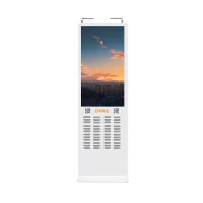 China LED Display 48 Slots Shared Charging Station Sharing Power Bank 5000 Mah Rental Charging Station With Digital Advertising Screen for sale