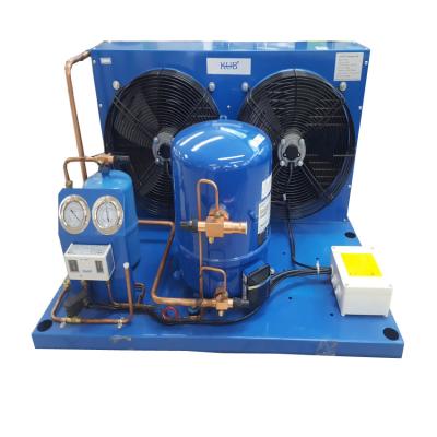 China 5HP R404A Outdoor Refrigeration Maneurop Air Cooled  refrigerating unit cold storage refrigeration Condensing Unit à venda