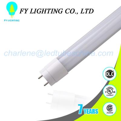 China 9W 2FT 600mm LED Tube Light T8 With 120LM/W 5 Years Warranty DLC UL cUL for sale