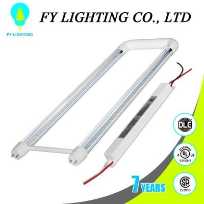 China 2ft 18 Watt U Shaped LED Tube Lights With CRI85 PF0.9 110LM/W for sale