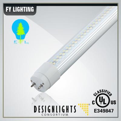 China UL DLC  18W 1200mm LED Tube Light T8 With Ballast Compatible 100-277V 110LM/W for sale