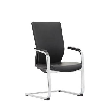 China Silla Espera Leather Conference Convertible Comfortable Office Chair Cantilever Meeting Chairs for sale